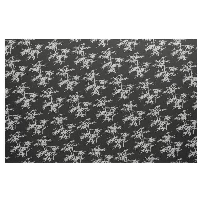 Bamboo tree Asian art Fabric (Fat Quarter)