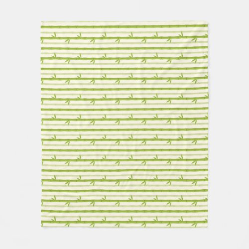BAMBOO TREE CLEAR PATTERN DESIGN WRAPPING PAPER SH FLEECE BLANKET