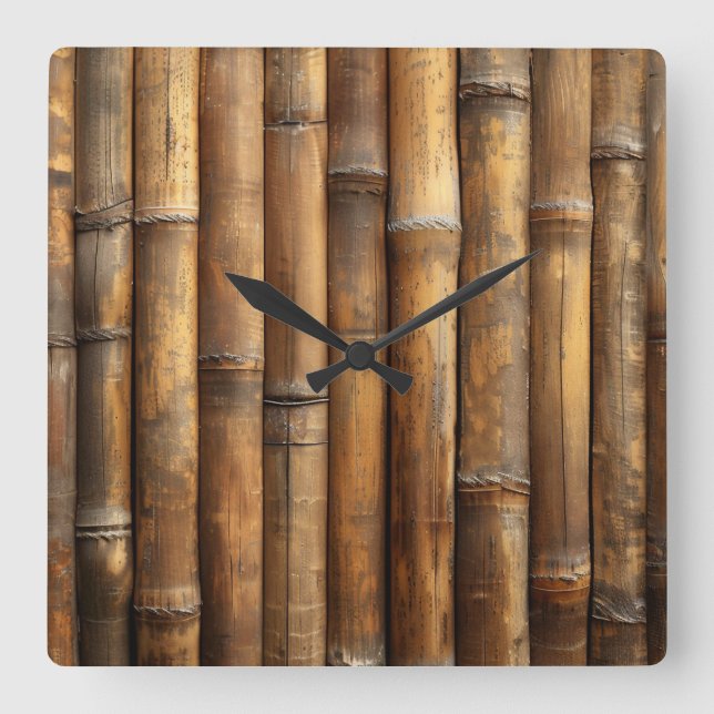 Bamboo Wall Clock (Front)