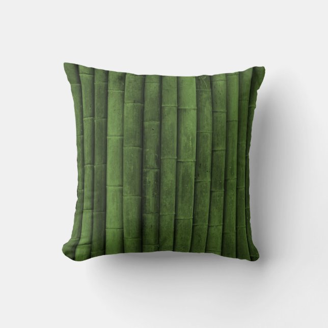 Bamboo wall throw pillow (Front)