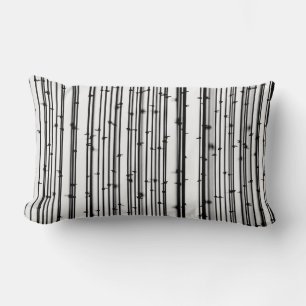 Bamboo wallpaper lumbar pillow
