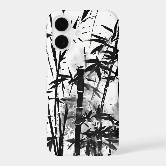 Bamboo - Watercolor flowers Case-Mate iPhone Case (Back)