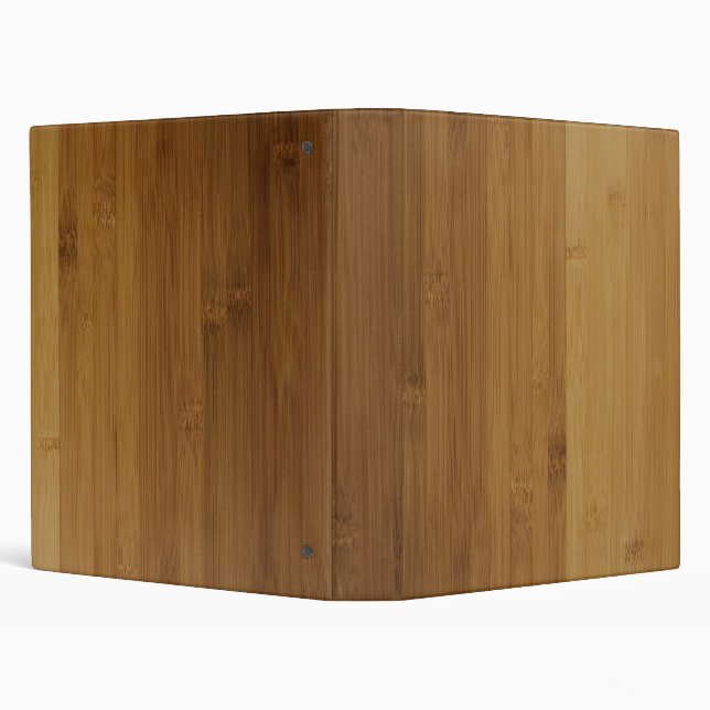 Bamboo Wood Print 3 Ring Binder (Background)