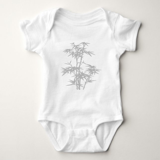 Bamboo Zen Japanese design Baby Bodysuit (Front)
