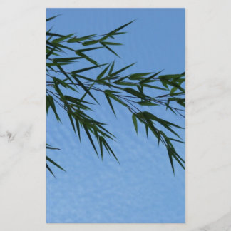 bambou sur ciel de nuages