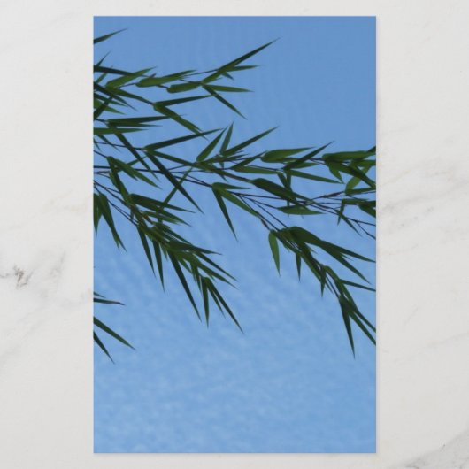 bambou sur ciel de nuages (Front)