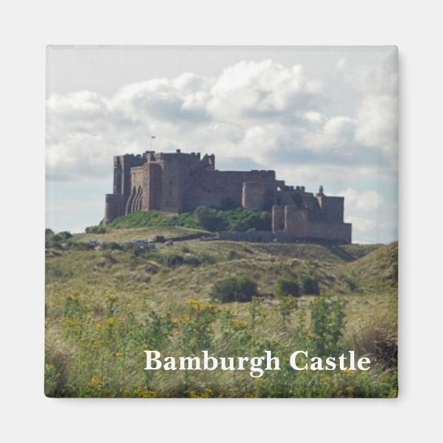 Bamburgh Castle Magnet (Front)
