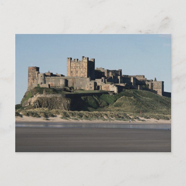 Bamburgh Castle, Northumberland, England, U.K. Postcard (Front)