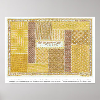 Bamidbar: in the Wilderness   poster with text