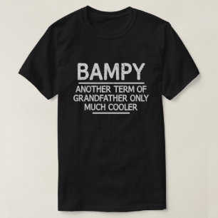 Bampy Definition Funny Meaning Cool Grandpa Gift T-Shirt