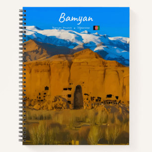Bamyan, Afghanistan - Buddha Cliff Valley Spiral Notebook
