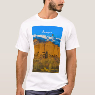 Bamyan, Afghanistan - Buddha Cliff Valley T-Shirt