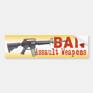 Ban Assault Weapons Bumper Sticker