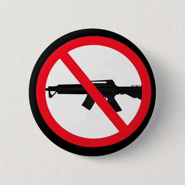 Ban Assault Weapons Button (Front)