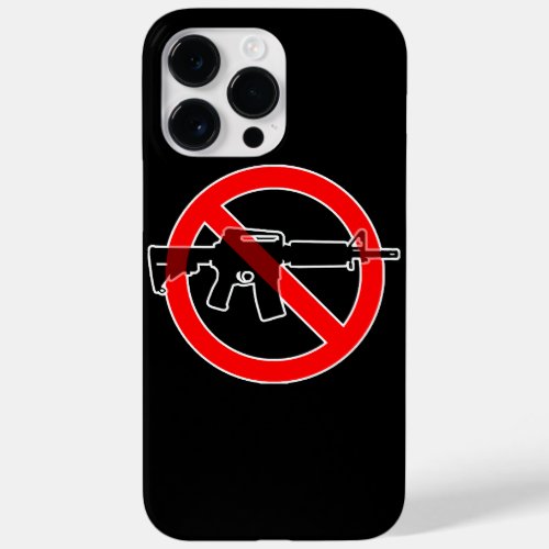 Ban Assault Weapons _ Circle Slash Case_Mate iPhone 14 Pro Max Case