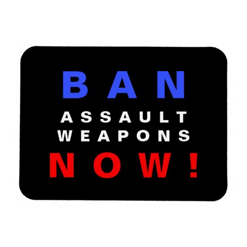 Ban Assault Weapons Now Protest Against Guns Magnet