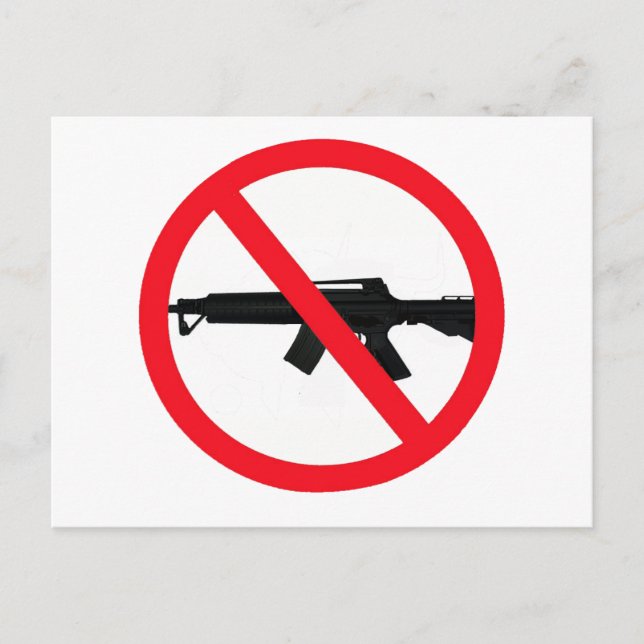 Ban Assault Weapons Postcard (Front)