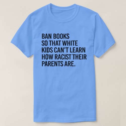 Ban Books so white kids cant learn Square Sticker T_Shirt