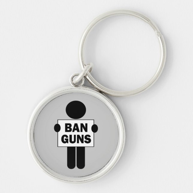 Ban Guns Keychain (Front)