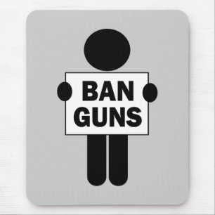 Ban Guns Mouse Pad