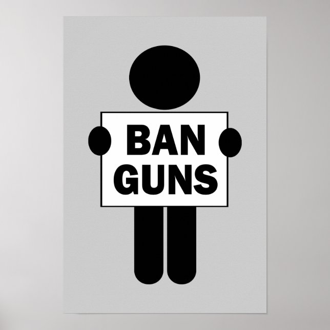 Ban Guns Poster (Front)