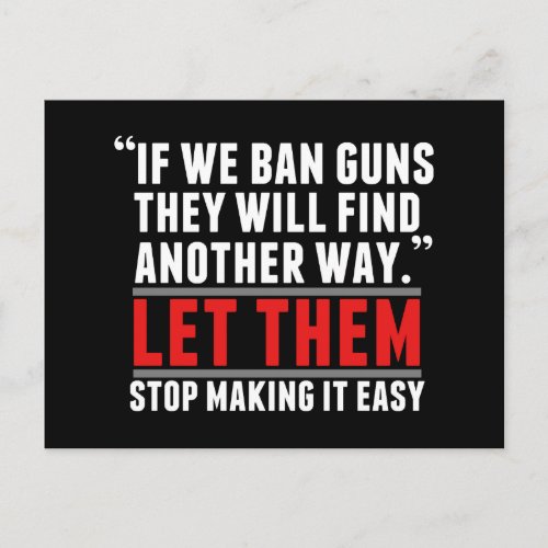 Ban Guns _ Support Gun Reform Postcard