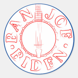 Ban Joe Biden Banjo Sticker