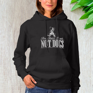 Ban Stupid People Not Dogs Funny Pitbull Quote Hoodie