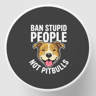 Ban Stupid People Not Pitbulls Dog Mini Candle Favors