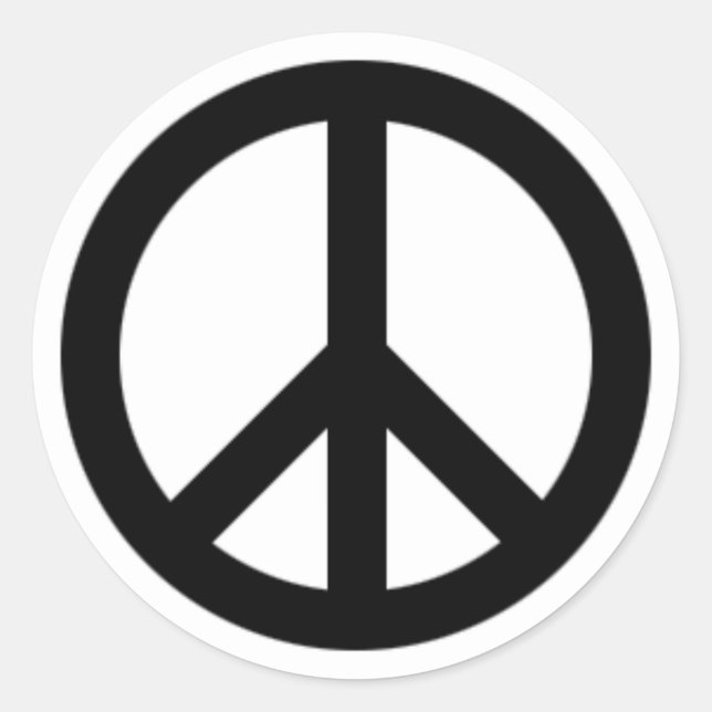 Ban the Bomb Classic Round Sticker (Front)