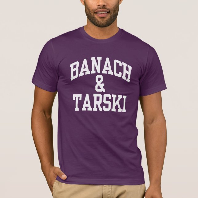 Banach & Tarski T-shirts (Front)