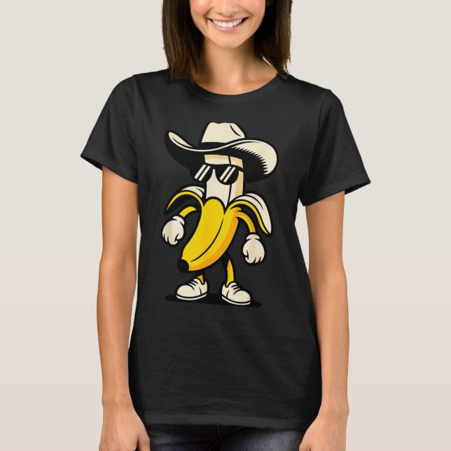 Banana Art For Men Women Kids Yellow Fruit Lovers  T-Shirt (Front)