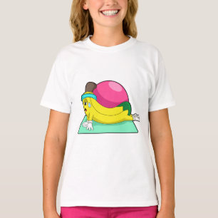 Banana at Yoga Fitness T-Shirt