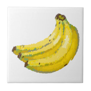 Banana: Azulejo Ceramic Tile