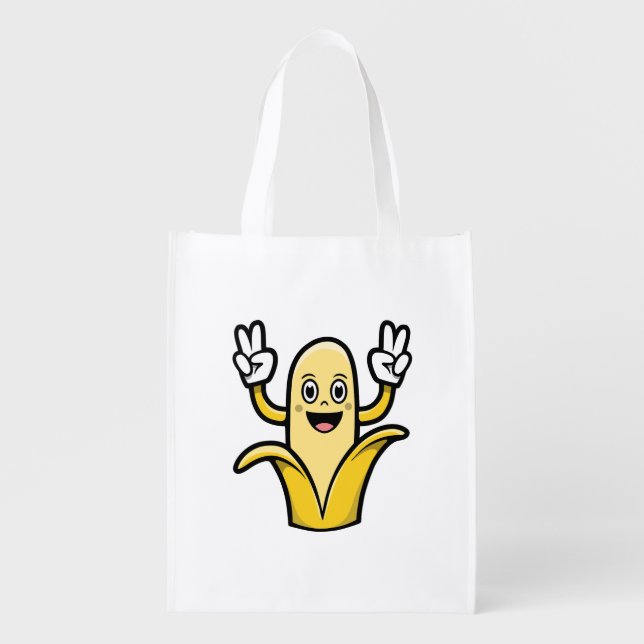 banana baby bib luggage handle wrap drawstring bag (Front)