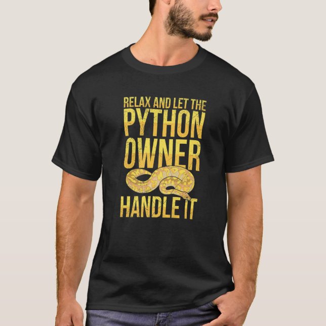 Banana Ball Python for a Banana ball python breede T-Shirt (Front)