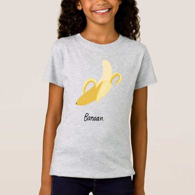 Banana Banaan Dutch Fruity Fun Food Art T-Shirt (Front)