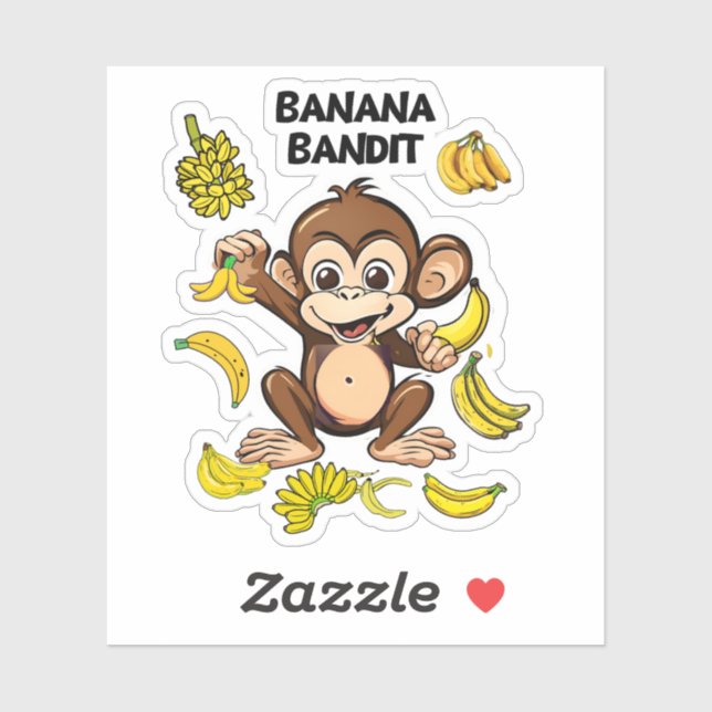 Banana Bandit Sticker (Sheet)