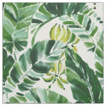 BANANA BELIEFS Tropical Banana Leaf Pattern Fabric