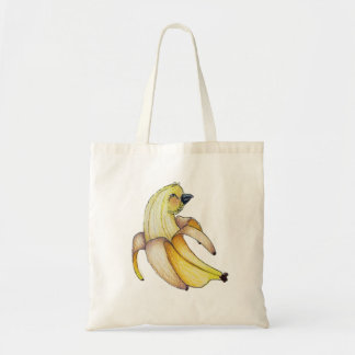 Banana Bird Canvas Tote Bag | Canvas Grocery Bag