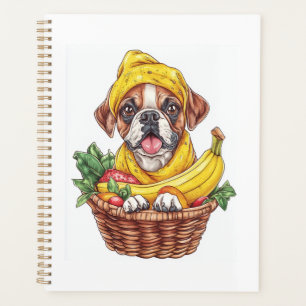 Banana Boxer � Funny Fruit Dog Planner