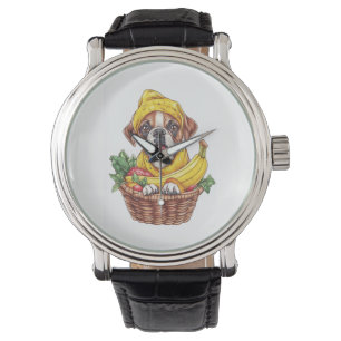 Banana Boxer � Funny Fruit Dog Watch