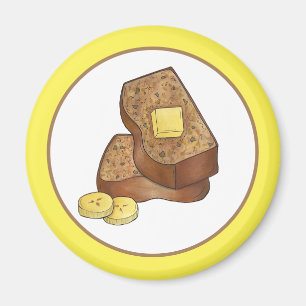 Banana Bread Homemade Bake Sale Baked By Bakery Magnet