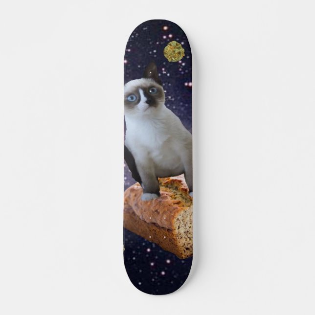banana bread kat skateboard deck (Front)