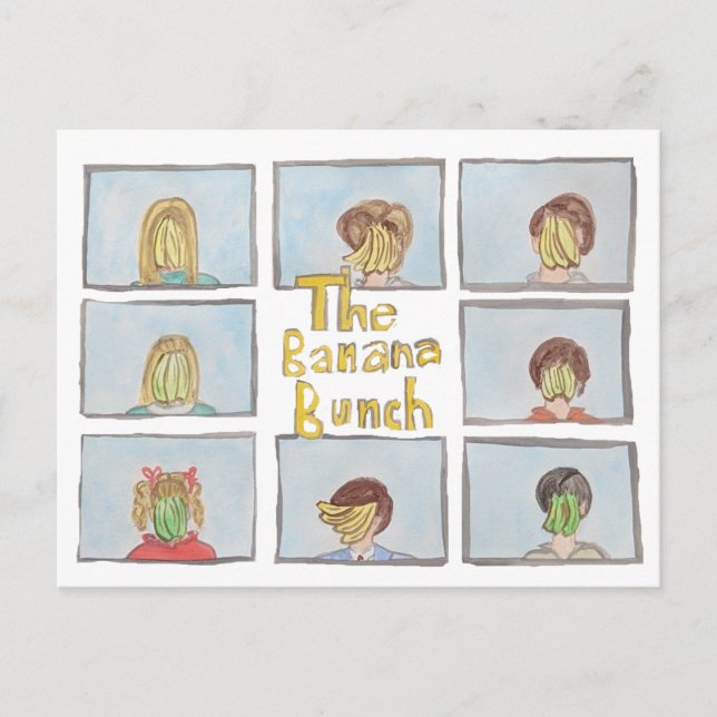 Banana Bunch Postcard (Front)