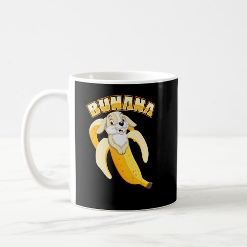 Banana Bunny Rabbit Art  Coffee Mug