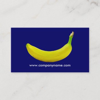 Banana Business Card Template by superdumb at Zazzle