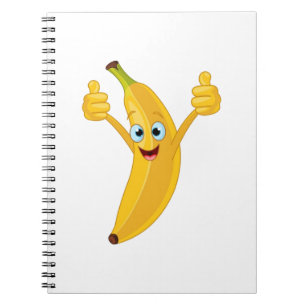 Banana Cartoon Design Notebook