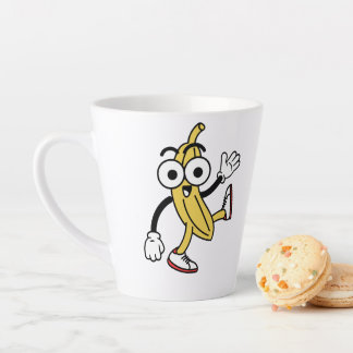 Banana Cartoon Latte Mug