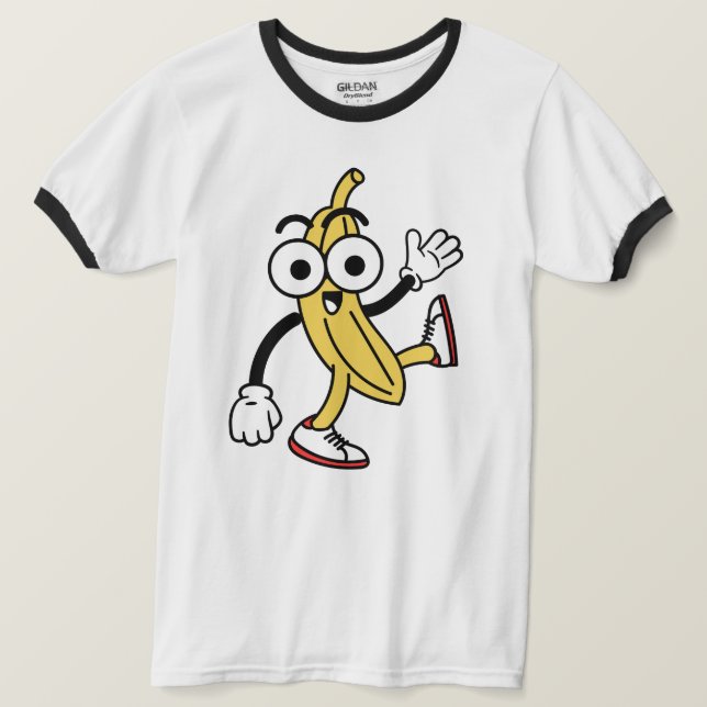 Banana Cartoon T-Shirt (Design Front)